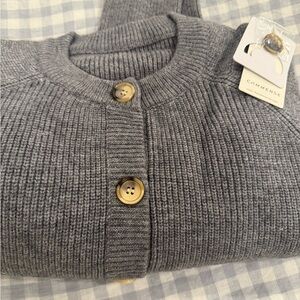 NWT grey cardigan